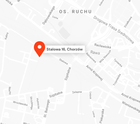 Mapa - Superauto.pl Sp. z o.o. - ul. Stalowa 16, 41-506 Chorzów